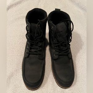 Levi’s Mens Canvas Boots Size 12 Black